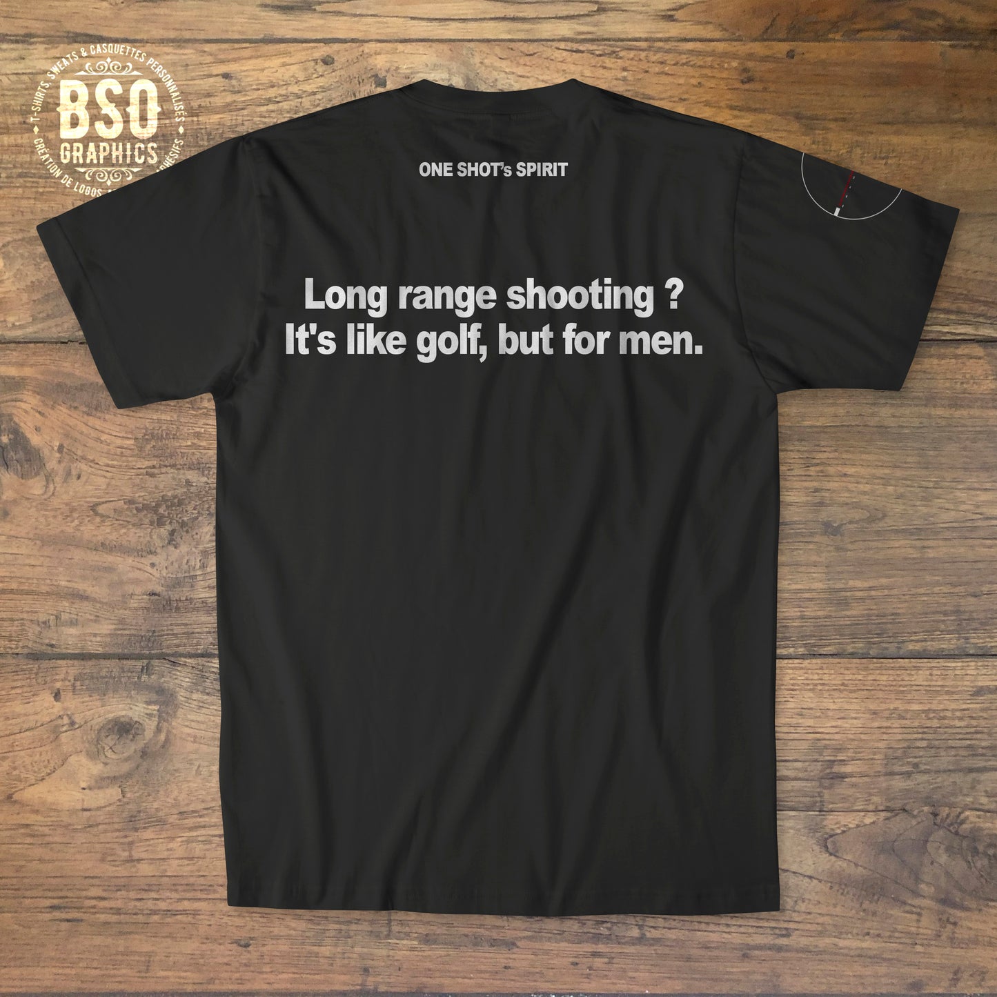 One Shot's Spirit "But For Men" t-shirt