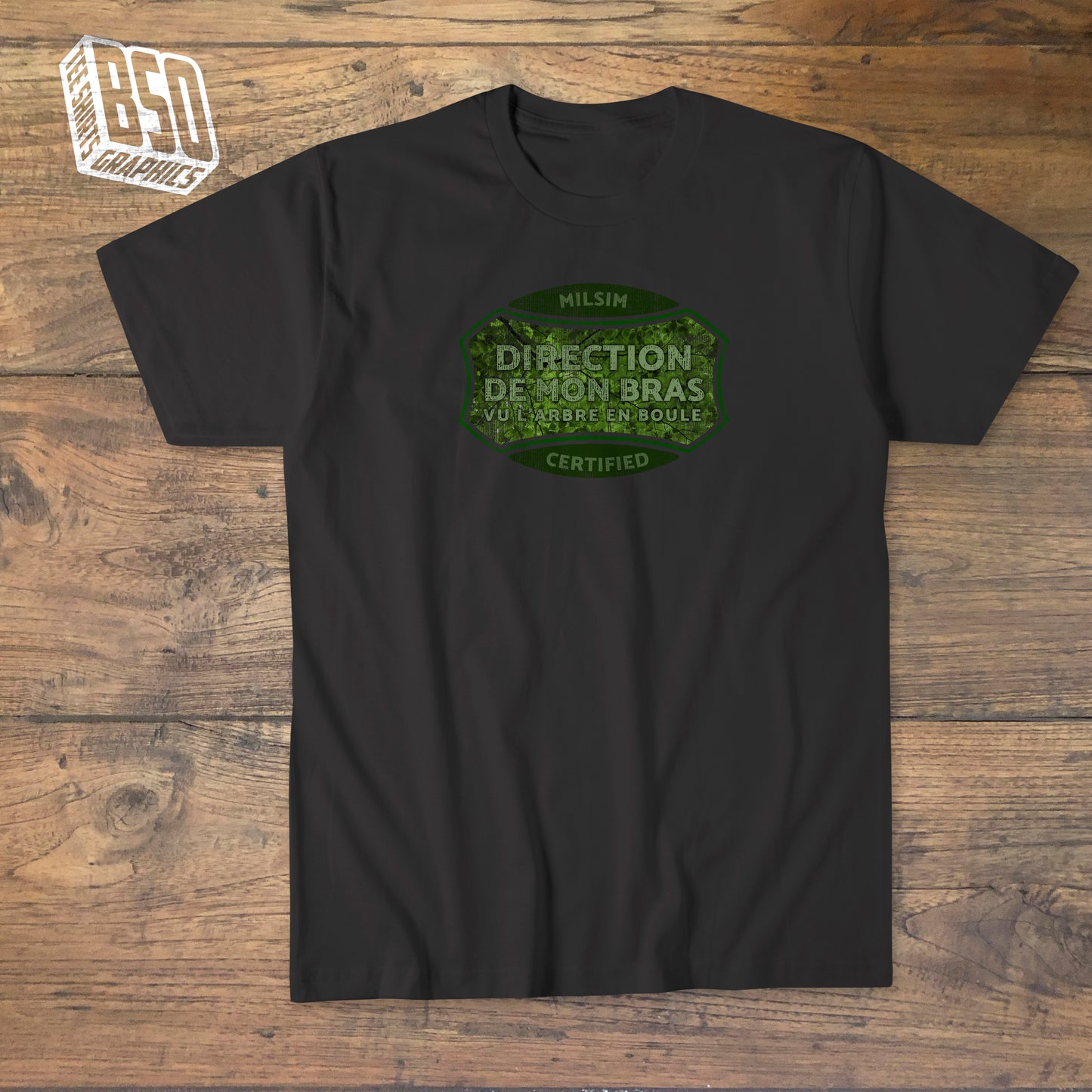 Tee-shirt MILSIM Certified "Arbre en boule"