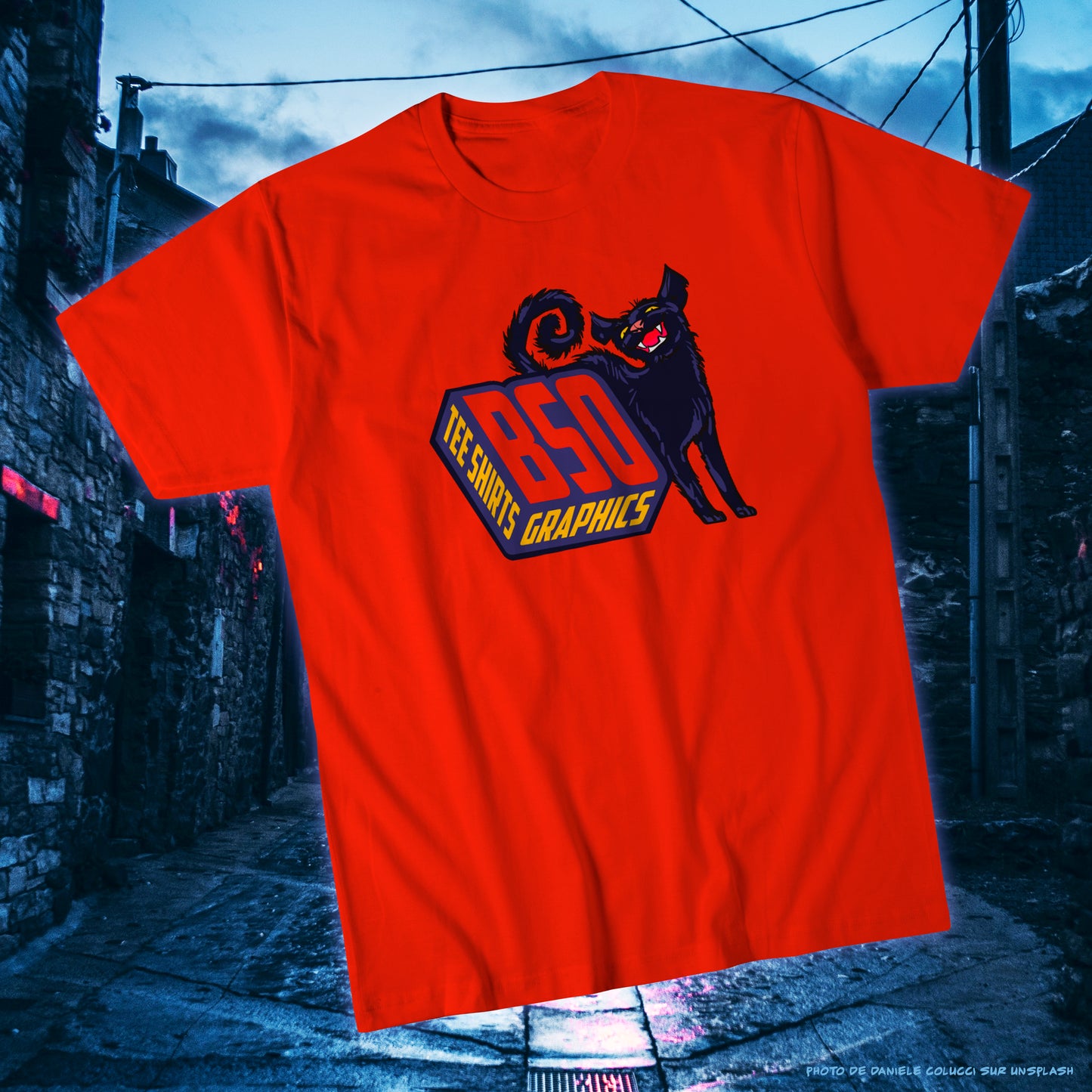 “BSO Graphics Cat” t-shirt