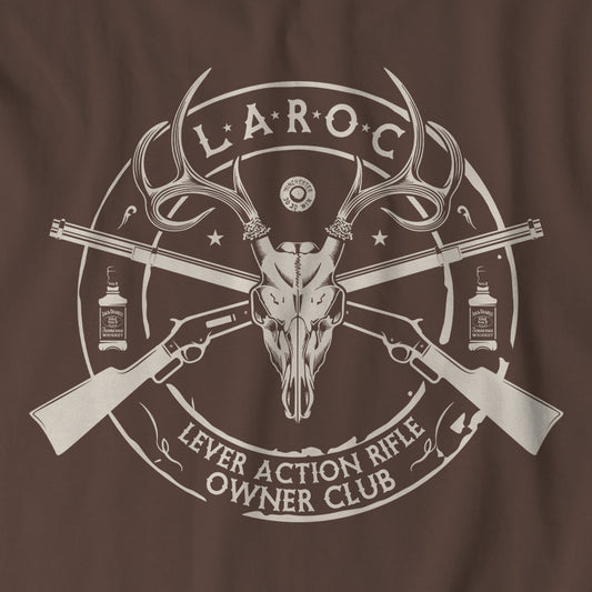 Tee-shirt officiel "Cerf" du “LEVER ACTION RIFLE OWNER CLUB (L.A.R.O.C.)”