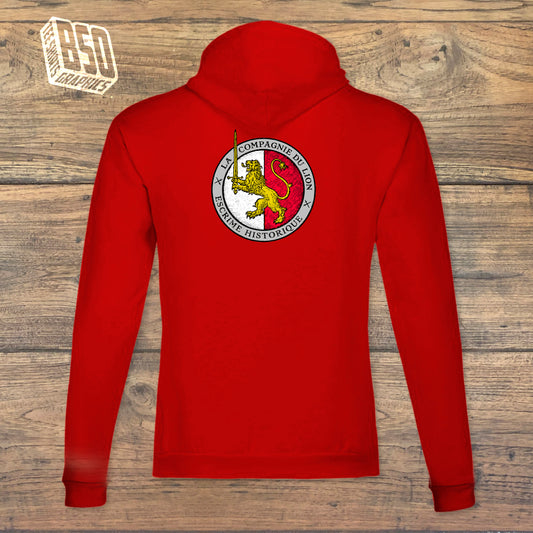 Hoodie "La Compagnie du Lion" (50% Coton / 50% Polyester 270g)