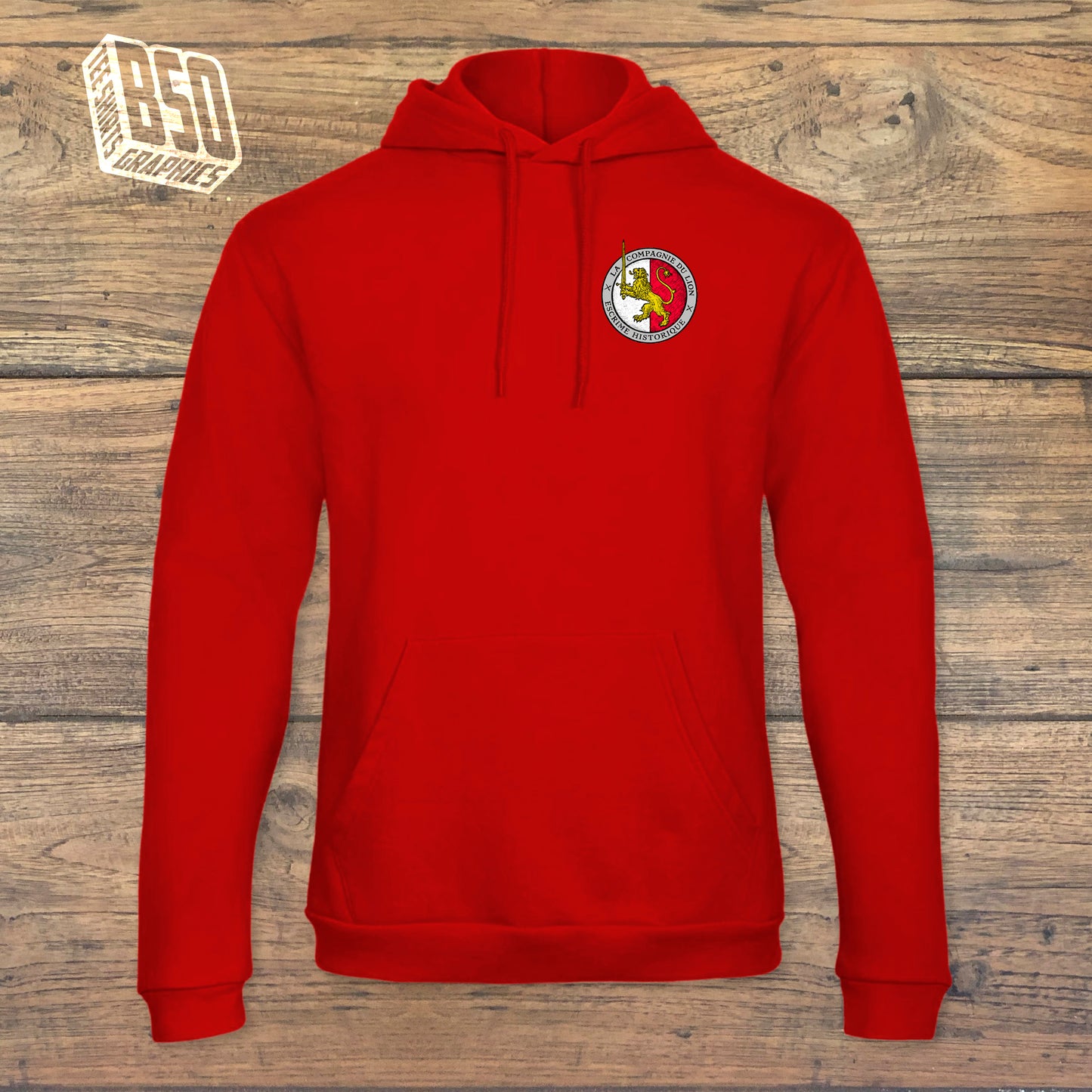 Hoodie "La Compagnie du Lion" (50% Coton / 50% Polyester 270g)