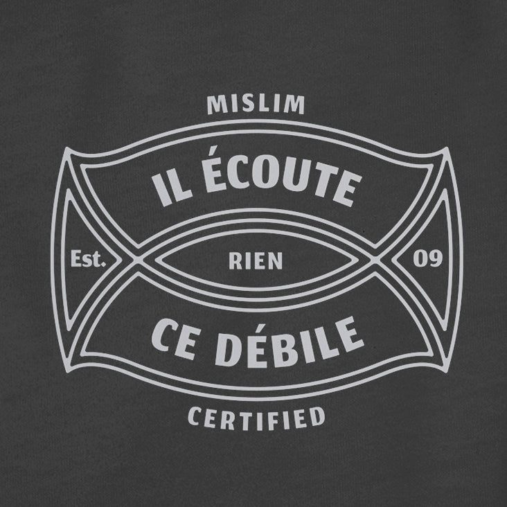 Mi-SLIM Certified t-shirt "He doesn't listen to anything..."