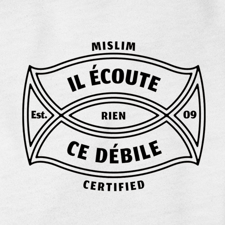 Mi-SLIM Certified t-shirt "He doesn't listen to anything..."