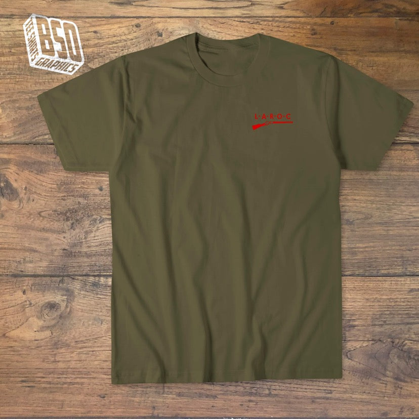Official t-shirt of the “LEVER ACTION RIFLE OWNER CLUB (LAROC)”