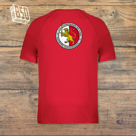 Tee-shirt "La Compagnie du Lion" (sport mesh 100% polyester 140g)