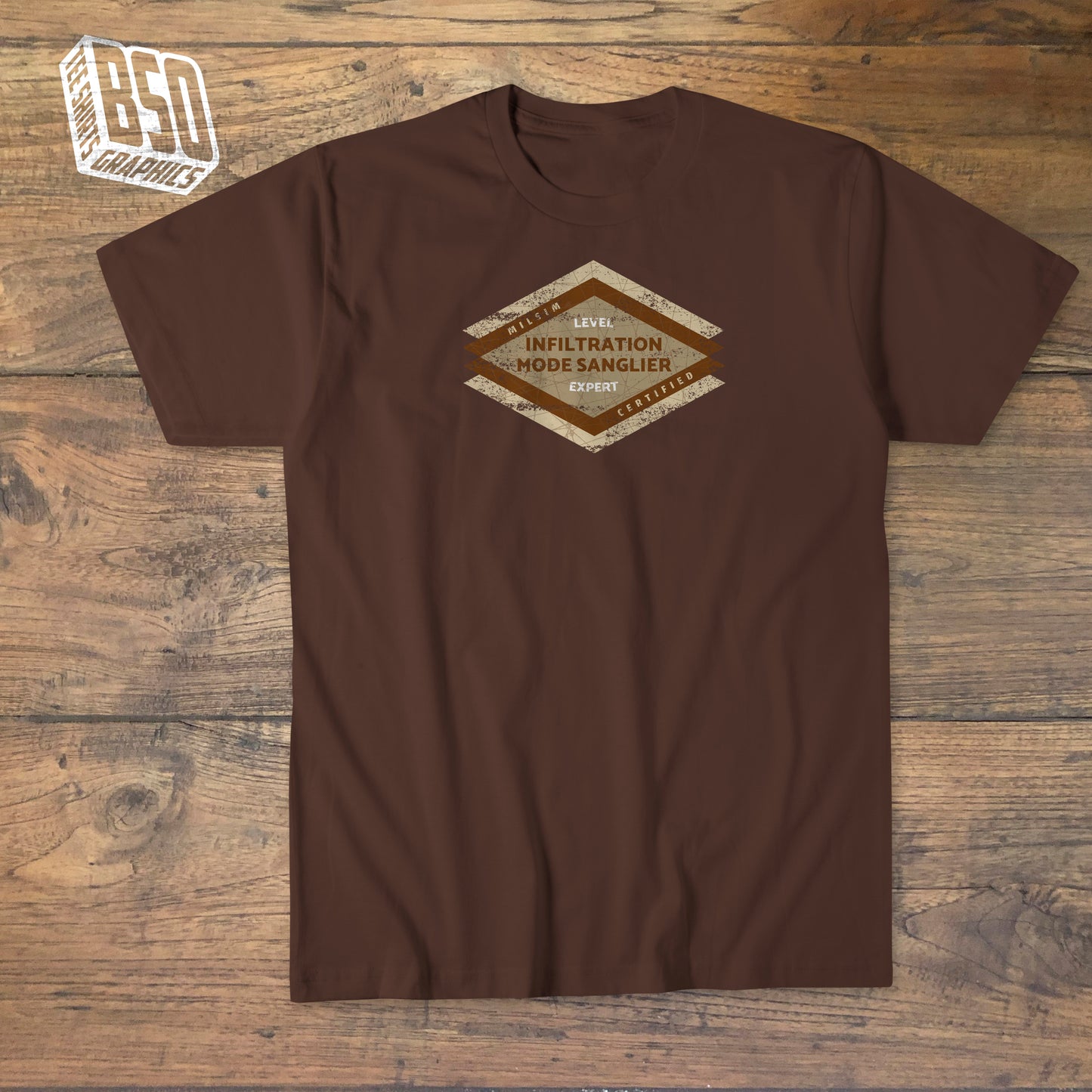 Tee-shirt MILSIM Certified "Mode sanglier"