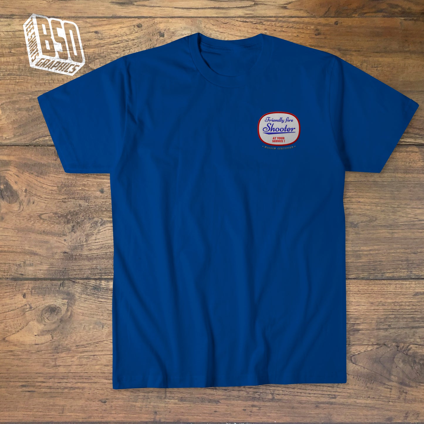MILSIM Certified “Friendly Fire Shooter” t-shirt