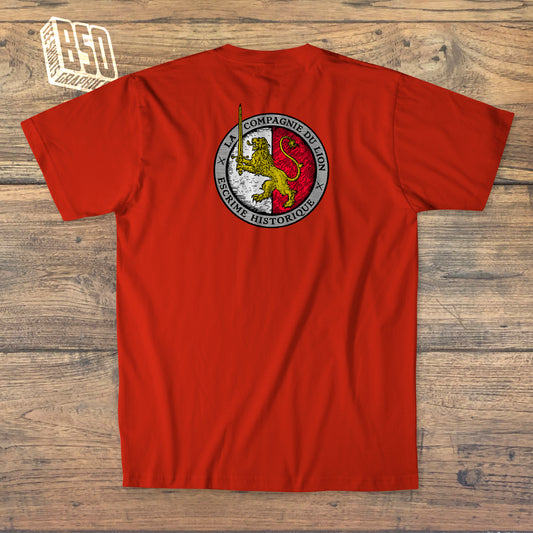 Tee-shirt "La Compagnie du Lion" (100% coton 190g)