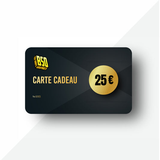 Carte cadeau BSO Graphics