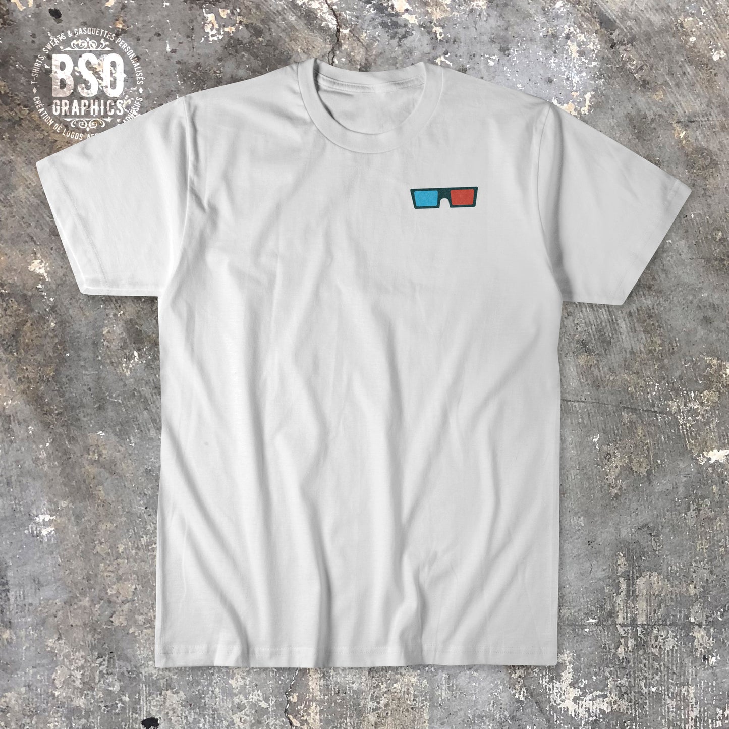 Tee-shirt BSO Graphics "Anaglyph 3D"