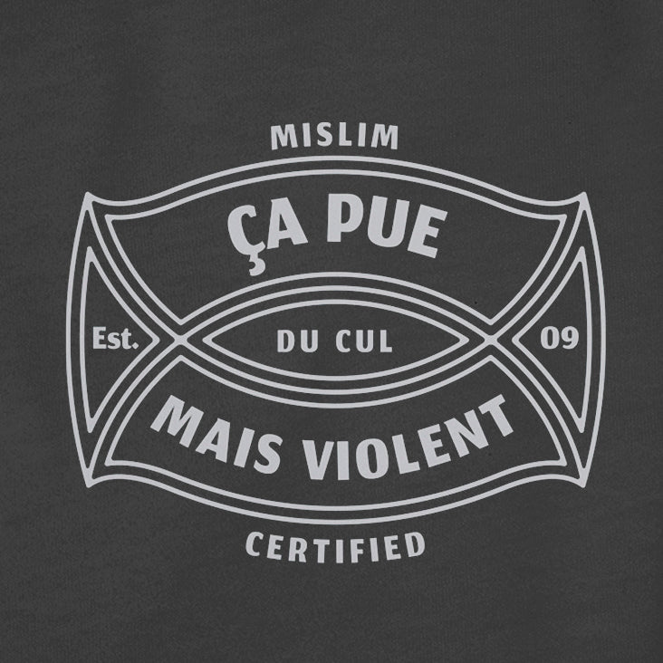 Tee-shirt Mi-SLIM Certified "Ça Pue"