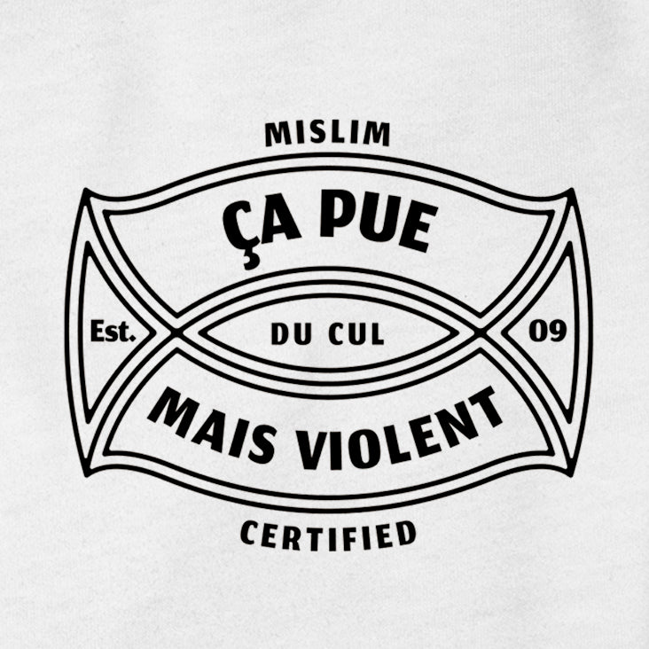 Tee-shirt Mi-SLIM Certified "Ça Pue"