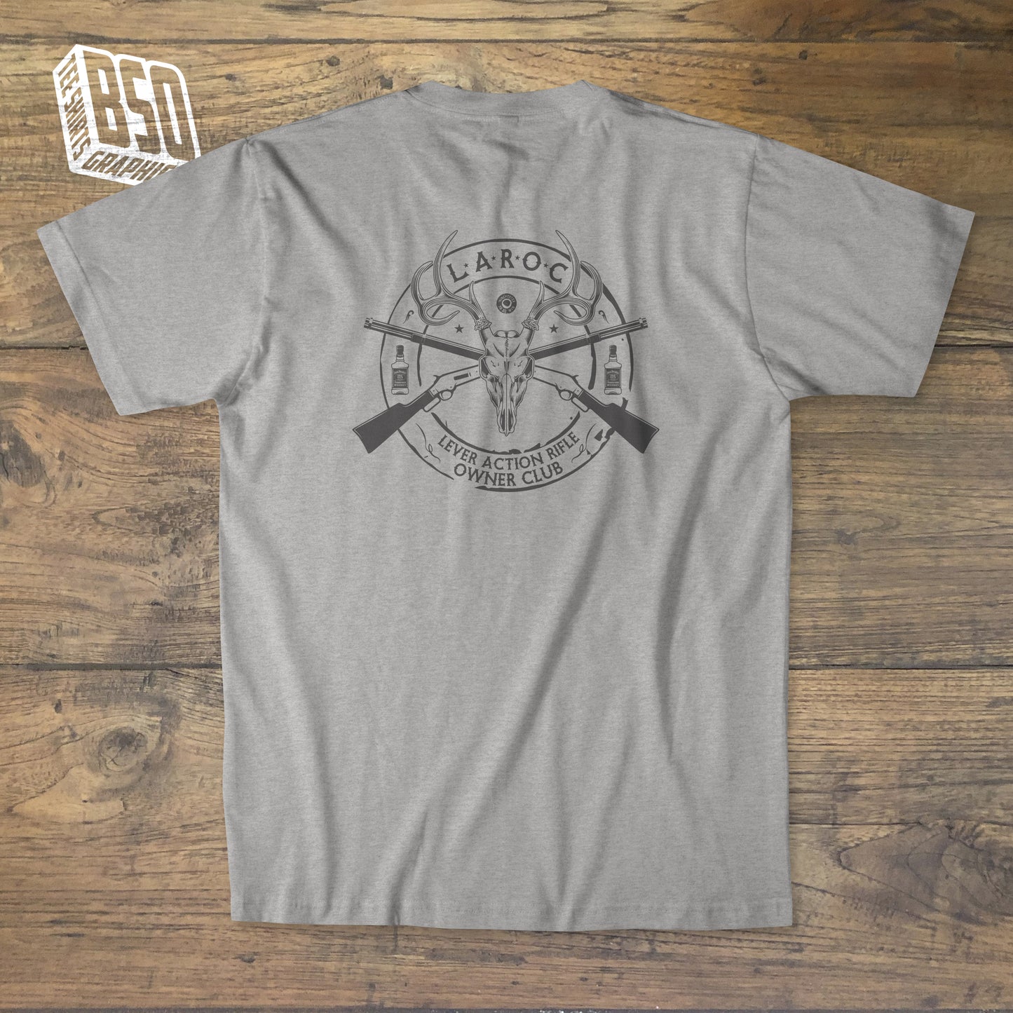 Tee-shirt officiel "Cerf" du “LEVER ACTION RIFLE OWNER CLUB (L.A.R.O.C.)”