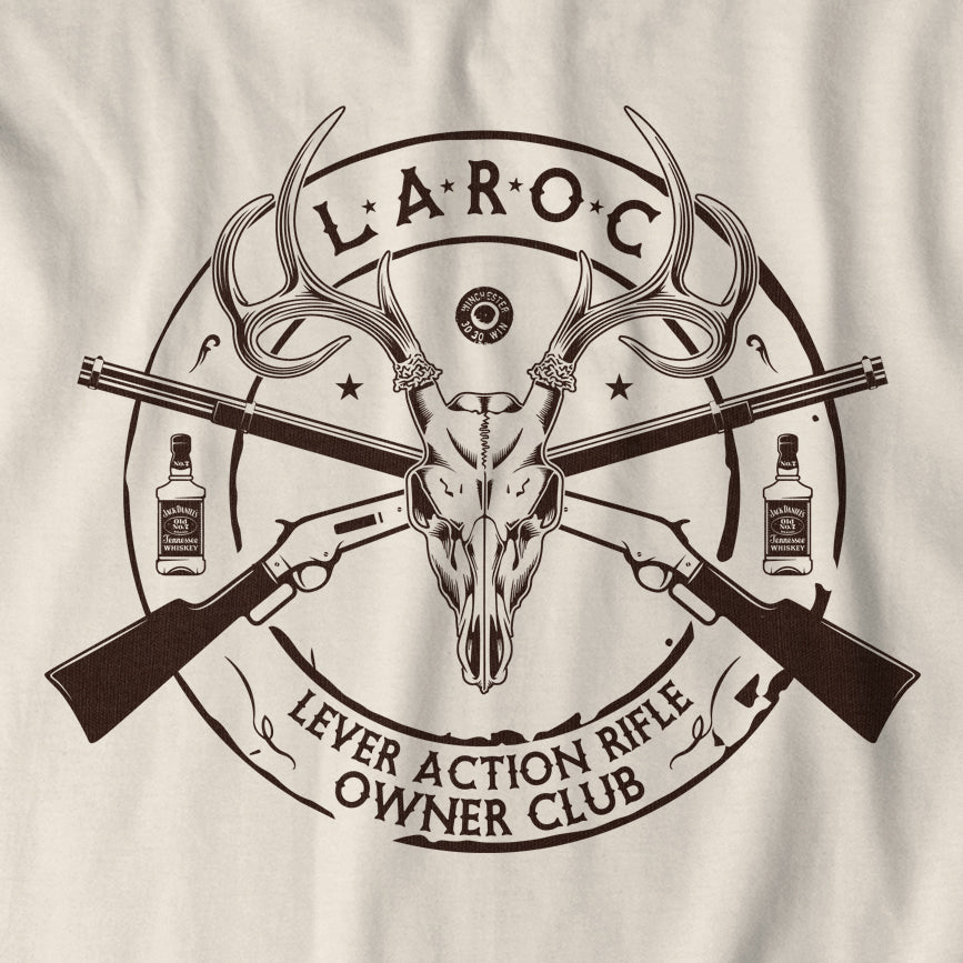 Tee-shirt officiel "Cerf" du “LEVER ACTION RIFLE OWNER CLUB (L.A.R.O.C.)”