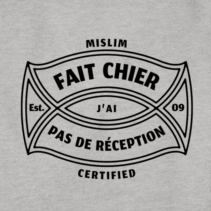 Tee-shirt Mi-SLIM Certified "Fait chier..."