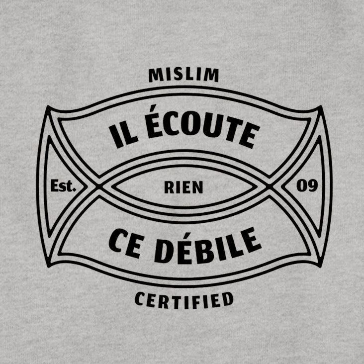Tee-shirt Mi-SLIM Certified "Il écoute rien..."