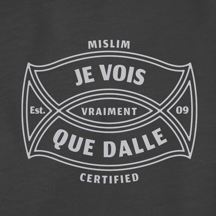 Tee-shirt Mi-SLIM Certified "Je vois que dalle..."