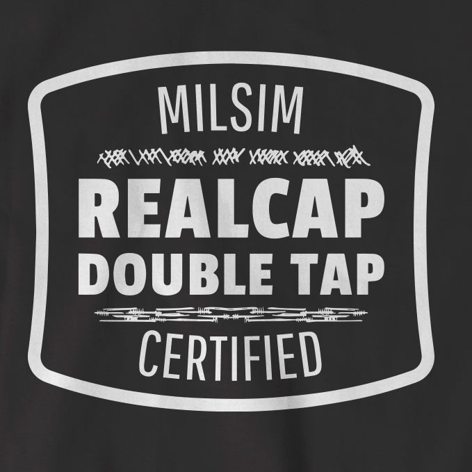 Tee-shirt MILSIM Certified "Realcap, Double Tap"