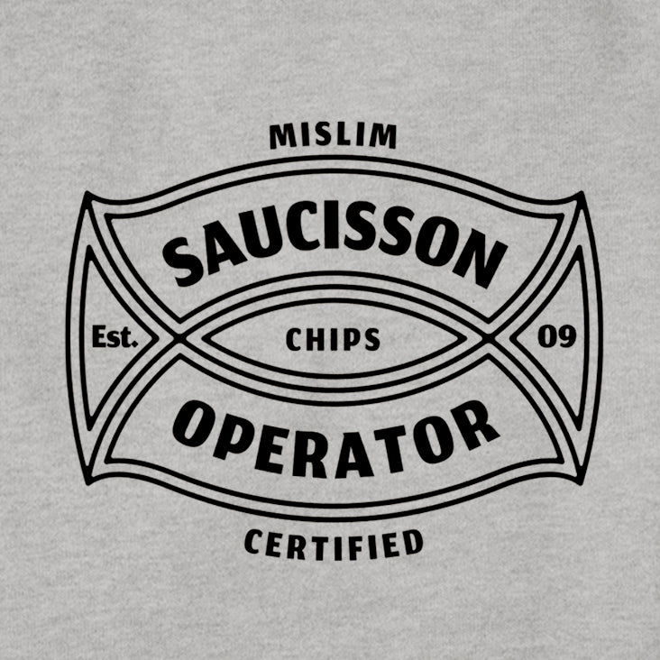 Tee-shirt Mi-SLIM Certified "Saucisson Operator"