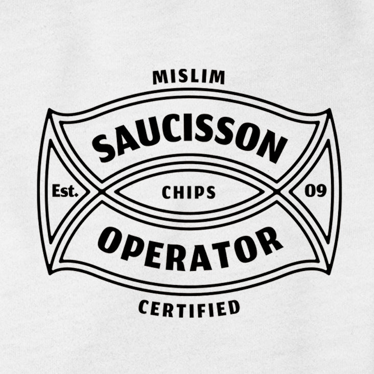 Tee-shirt Mi-SLIM Certified "Saucisson Operator"