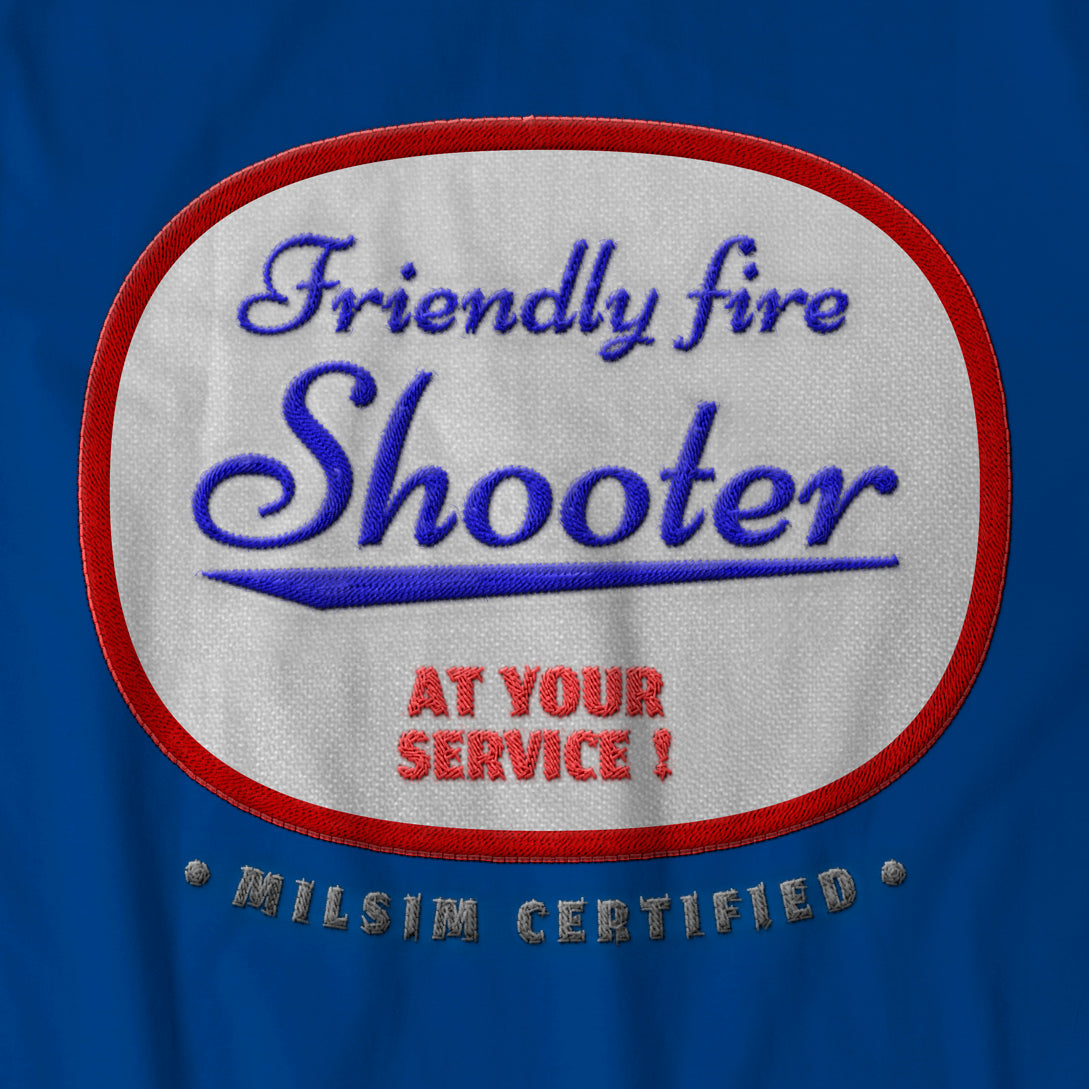 Tee-shirt MILSIM Certified "Friendly Fire Shooter"