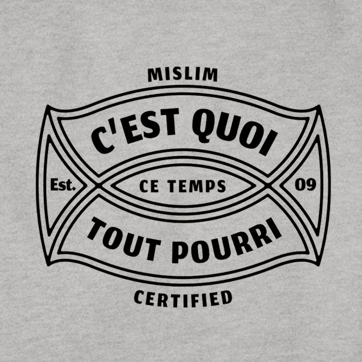 Tee-shirt Mi-SLIM Certified "C'est quoi ce temps..."